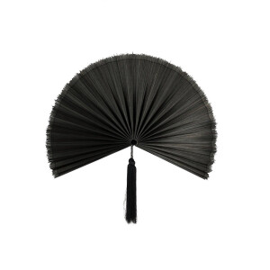 Evantai decorativ bambus negru Nanka 39x81x4h