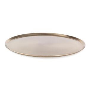 Suport farfurie metal auriu Ramya Ø30x1h
