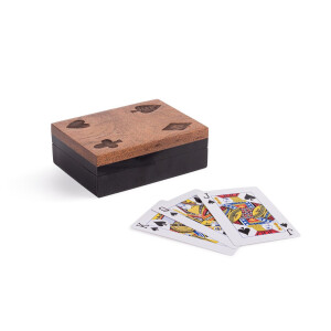 Joc carti in cutie decorativa Fortune 12x8,5x4h