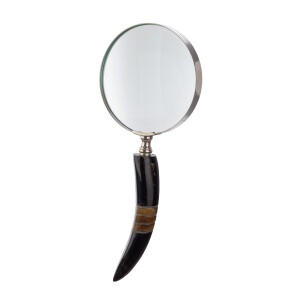 Lupa decorativa sticla metal Fortune 25x10x2,5h