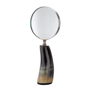 Lupa decorativa sticla metal Fortune 23,5x10x5,5h