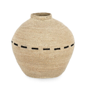 Vaza decorativa zambila apa natur negru Hue Ø10x31h