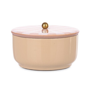 Bol decorativ, depozitare metal multicolor Donya Ø11x7,5h