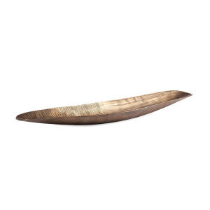 Tava decorativa aluminiu auriu Reel 68x16,5x5h