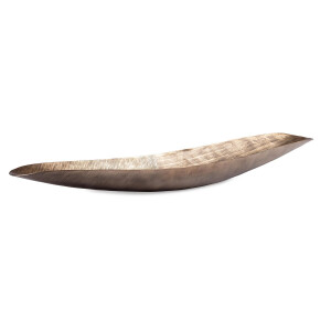 Tava decorativa aluminiu auriu Reel 79x20x7h