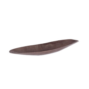 Tava decorativa aluminiu bronz Reel 47x14x3,5h