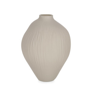 Vaza flori sticla bej Lyder Ø17x22h