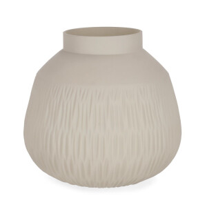 Vaza flori sticla bej Lyder Ø27x25,5h