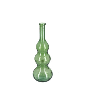 Vaza flori sticla verde Abby Ø26,5x75h