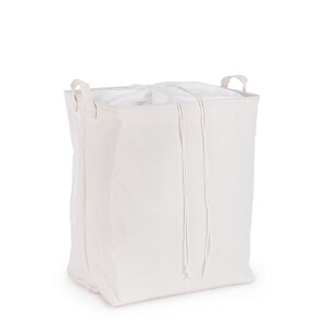 Cos rufe textil alb Ryder 40x30x48h
