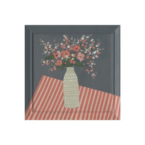 Tablou decorativ multicolor Flowers 50x2,3x50h