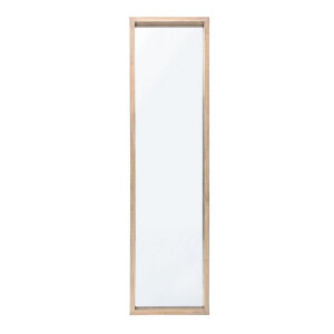 Oglinda perete rama lemn natur Tiziano 32x5x122h