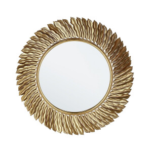 Oglinda perete metal auriu Safi 60x3.5 cm