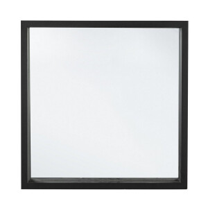Oglinda perete lemn negru Tiziano 52x5x52 cm