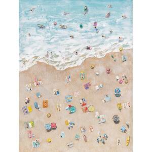 Tablou canvas Beach 90x3.5x120 cm