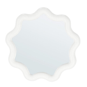 Oglinda perete rama sticla alba Creamy 36x2x36h