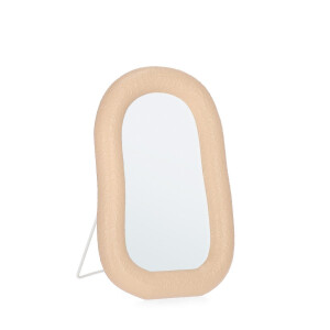 Oglinda masa rama sticla natur Creamy 17x3x26h