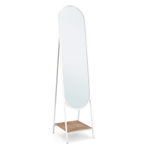 Oglinda podea alb maro Valentin 40x43.5x173.5 cm