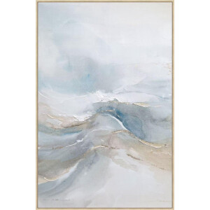 Tablou pictat manual abstract canvas Bold 82,6x4,3x122,6h
