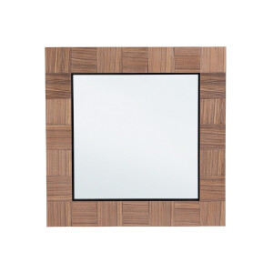 Oglinda perete lemn maro Alfalda 106x5,5x106h