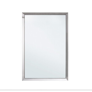 Oglinda perete rama otel argintiu Hockney 80x4x120h