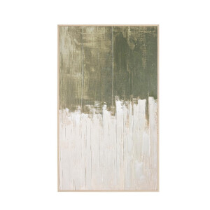 Tablou decorativ cu rama pictat manual canvas Bold 124x5x204h