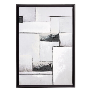 Tablou pictat manual canvas Lyam 70x3,3x100h