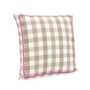 Set 2 perne decorative bumbac multicolor Polly 45x45 cm