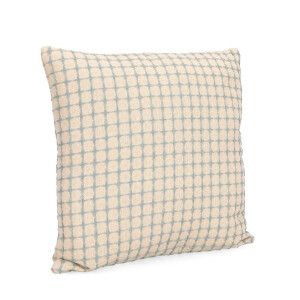 Set 2 perne decorative bumbac bej albastru Lorcan 50x50 cm