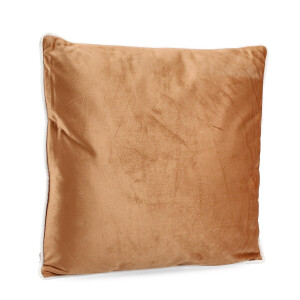 Set 5 perne decorative textil maro alb Shayla 45x45 cm