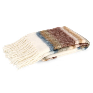 Patura textil multicolor Nayla 130x170 cm