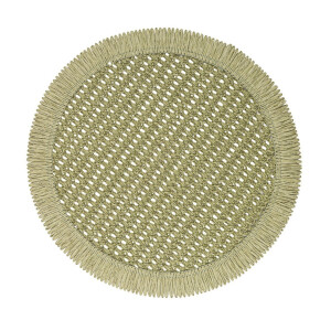Set 12 suporturi farfurii hartie verde Westyn Ø38 cm