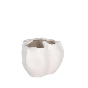 Vaza flori ceramica alba Tae Ø16x12,5h