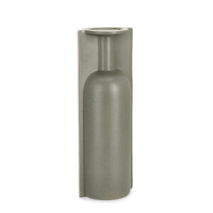 Vaza flori ceramica gri Izumo 13x9.5x35.5 cm