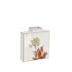 Vaza flori ceramica multicolora Sketchi 18,5x5,5x21h