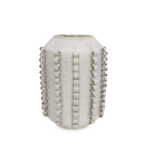 Vaza flori ceramica bej Ruffee Ø32x43h