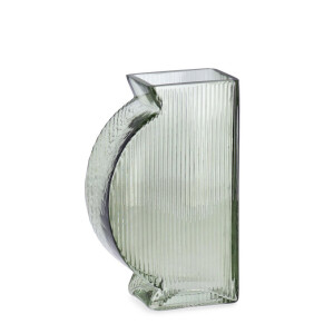 Vaza flori sticla verde Tae 12.5x5.8x20h