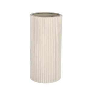 Vaza flori ceramica ivoire Vivy Ø12,5x26h