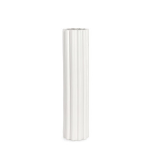 Vaza flori ceramica alba Holaf Ø15x61h