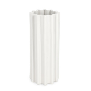 Vaza flori ceramica alba Holaf Ø11,5x27h