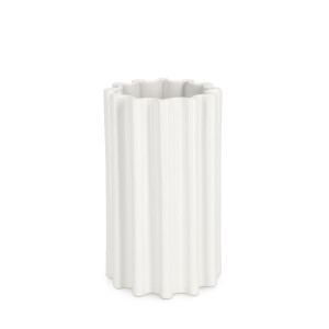 Vaza flori ceramica alba Holaf Ø11,5x20h