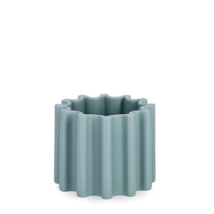 Vaza flori ceramica albastra Holaf Ø11,5x9,5h