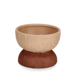 Vaza flori teracota natur maro Hector Ø19x14h