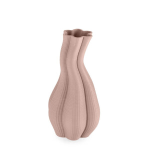 Vaza flori ceramica roz Reiko Ø14,5x28h