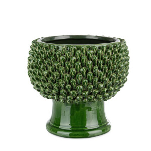 Vaza flori ceramica verde Pinecone Ø29x26,5h