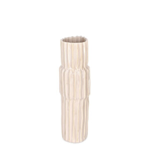 Vaza flori ceramica roz Yiku 17,5x18x59,5h