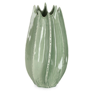Vaza flori ceramica verde Tae 25,5x24,5x49,5h
