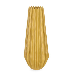 Vaza flori ceramica ocru Eldar Ø12,5x33h