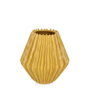Vaza flori ceramica ocru Eldar Ø18,5x20h