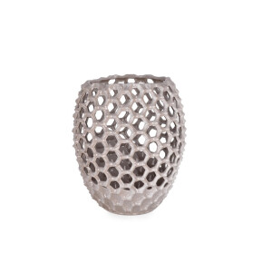 Vaza flori ceramica alba Tayio Ø34x39h